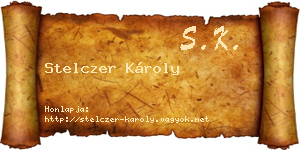 Stelczer Károly névjegykártya